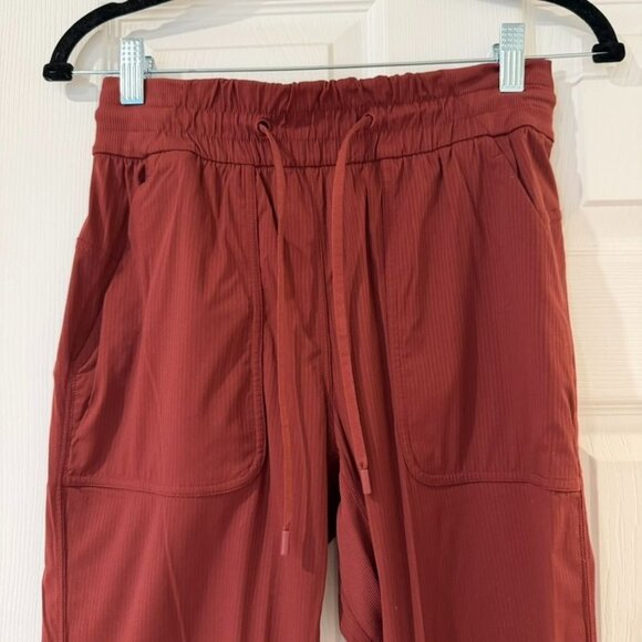 Lululemon Red Merlot Dance Studio Jogger Pants Size 4 - Picture 6 of 7